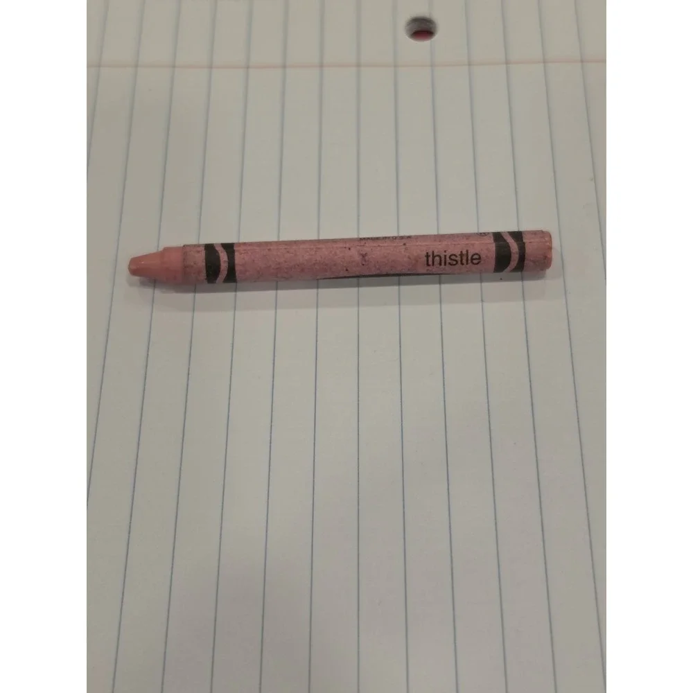 Crayola Crayon Thistle Retired Vintage Binney & Smith Crayon Discontinued